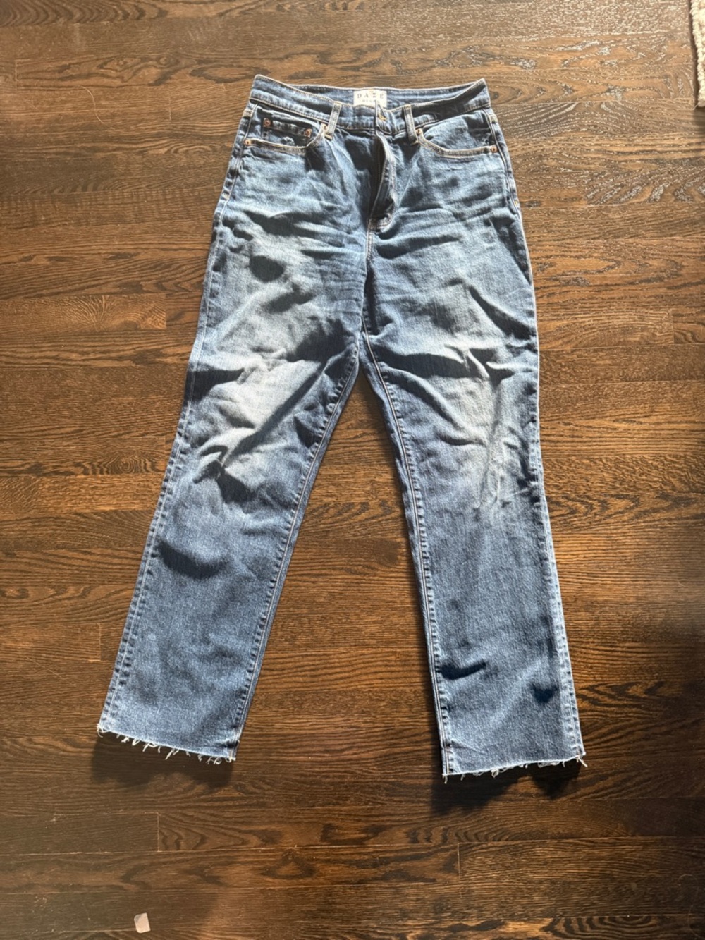 Women's Straight-Leg Jeans in Light Blue